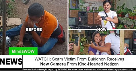 scandal cagayan|Viral video forces 'scammer' to return money to Bukidnon victim.